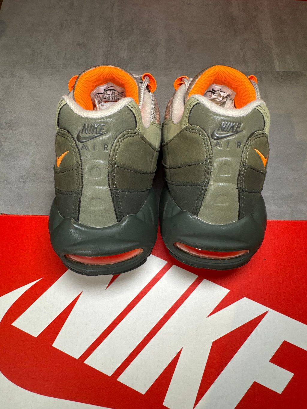 Air Max 95 Total Orange Neutral Olive UK 7.5
