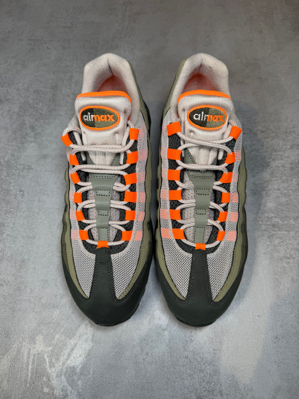Air Max 95 Neutral Olive Total Orange UK 10