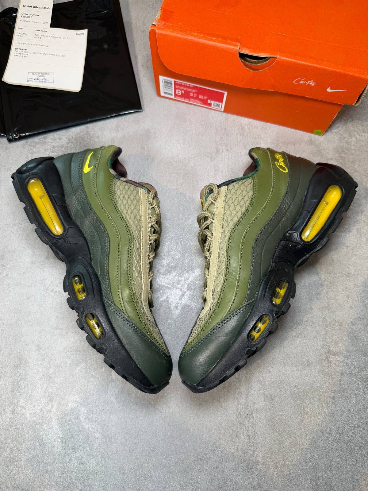 Air Max 95 Corteiz Gutta Green UK 7.5