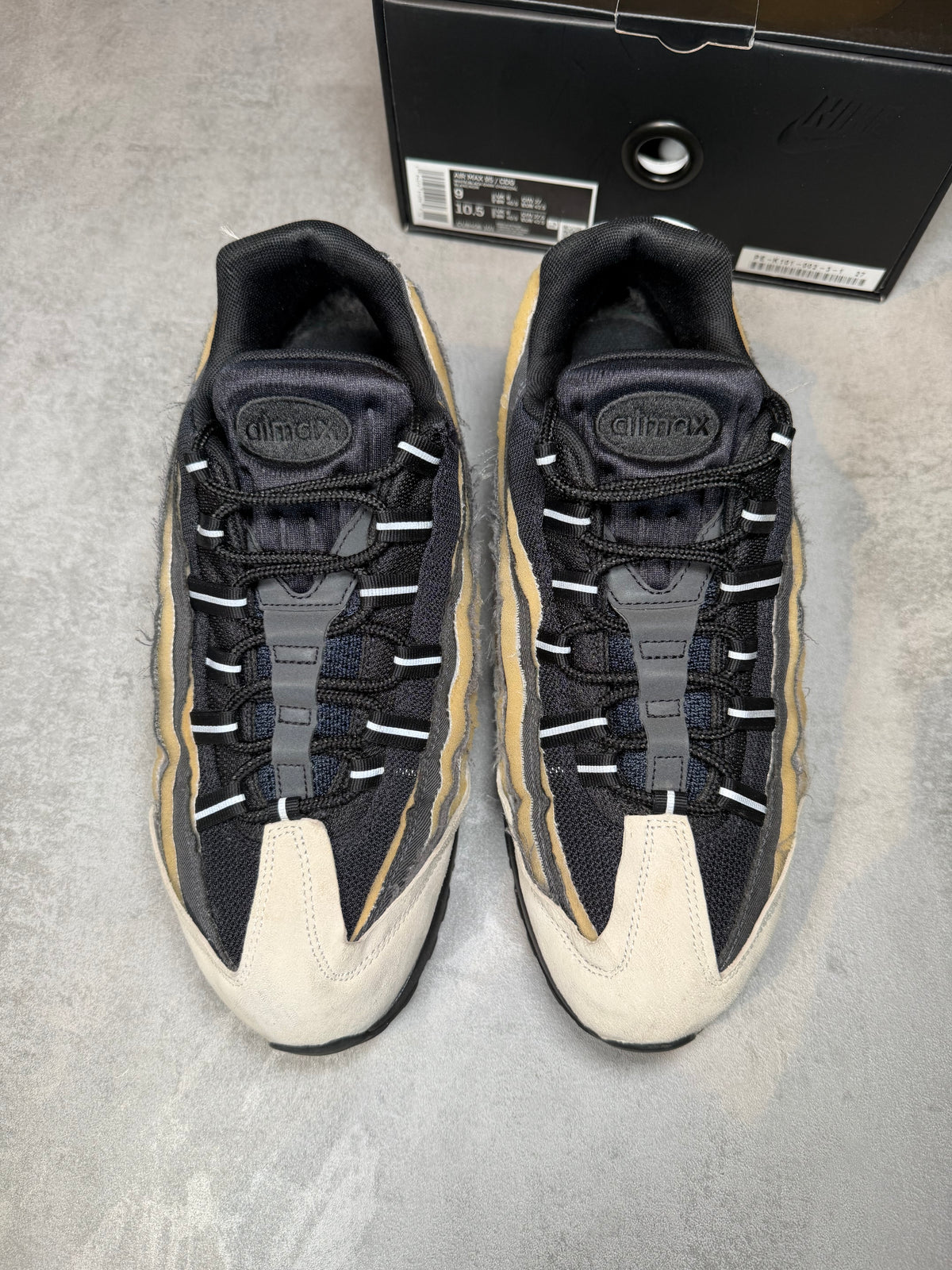 Air Max 95 CDG Black Grey UK 8