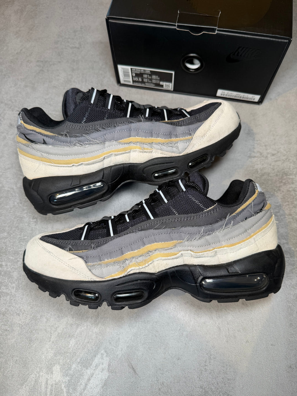 Air Max 95 CDG Black Grey UK 8