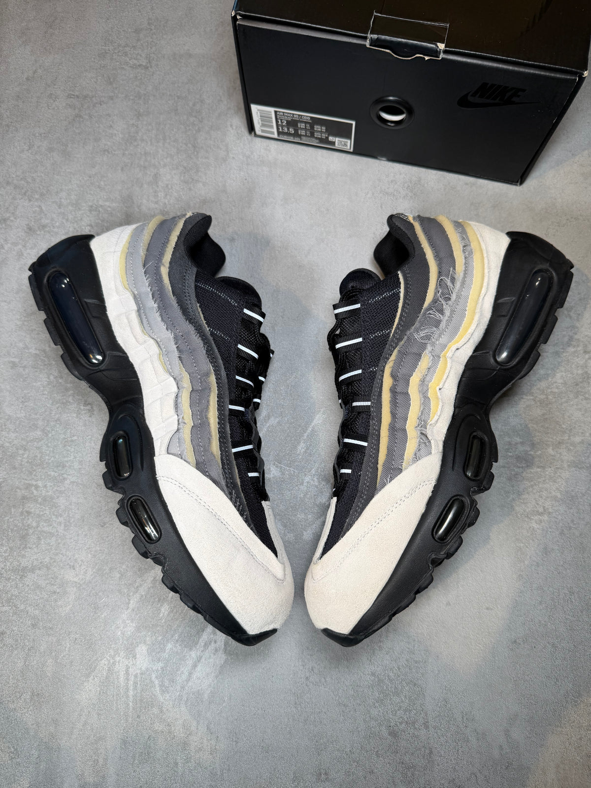 Air Max 95 CDG Black Grey UK 11