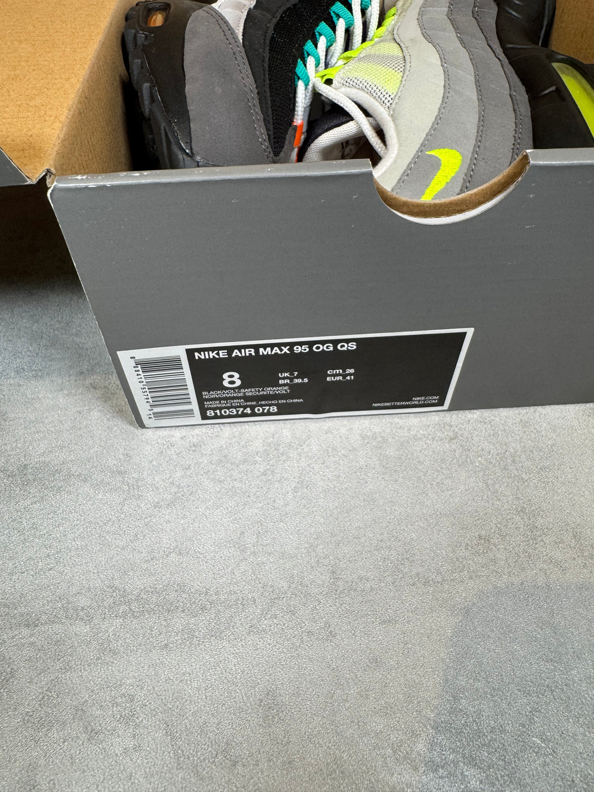 Air Max 95 Greedy 1.0 UK 7