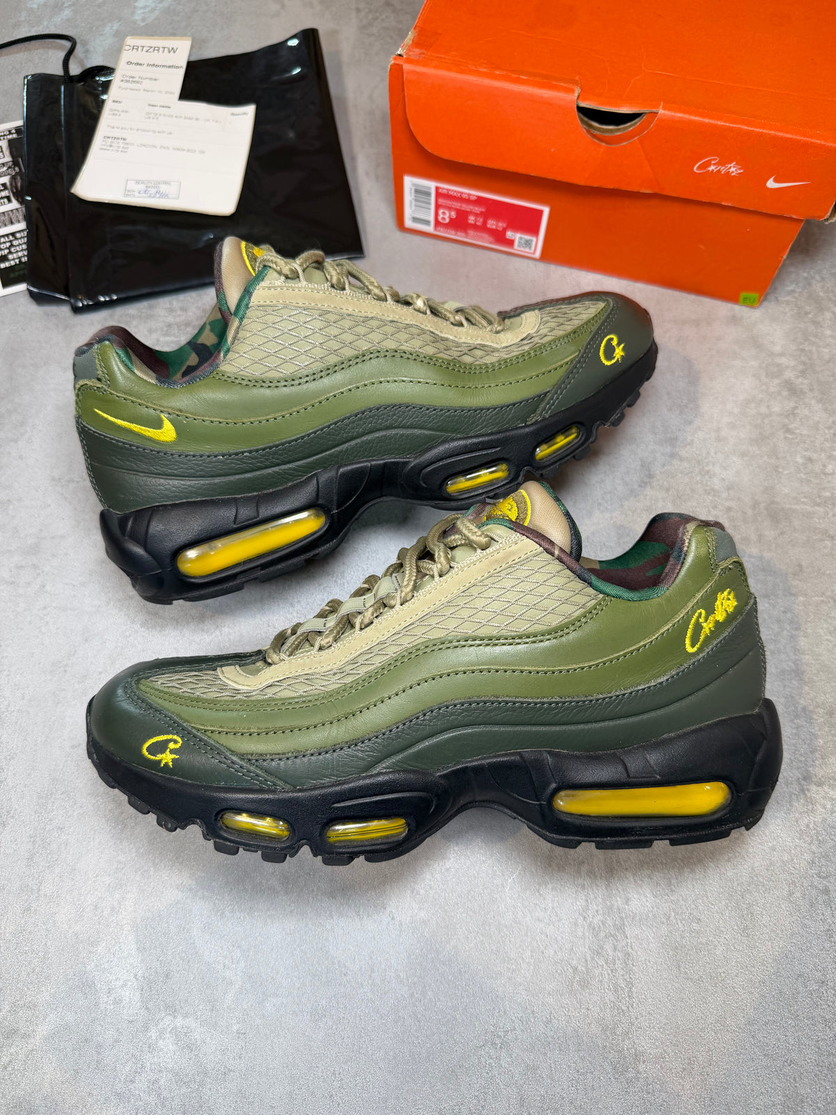Air Max 95 Corteiz Gutta Green UK 7.5