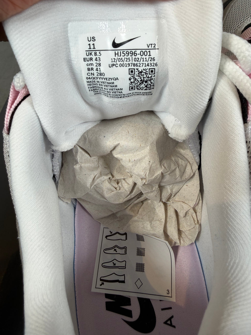Air Max 95 Pink Foam UK 8.5