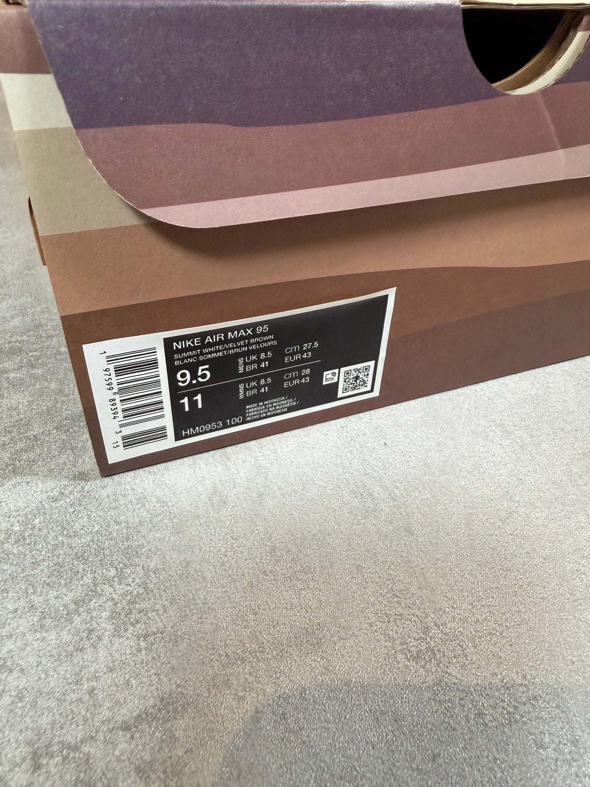 Air Max 95 Unearthed UK 8.5