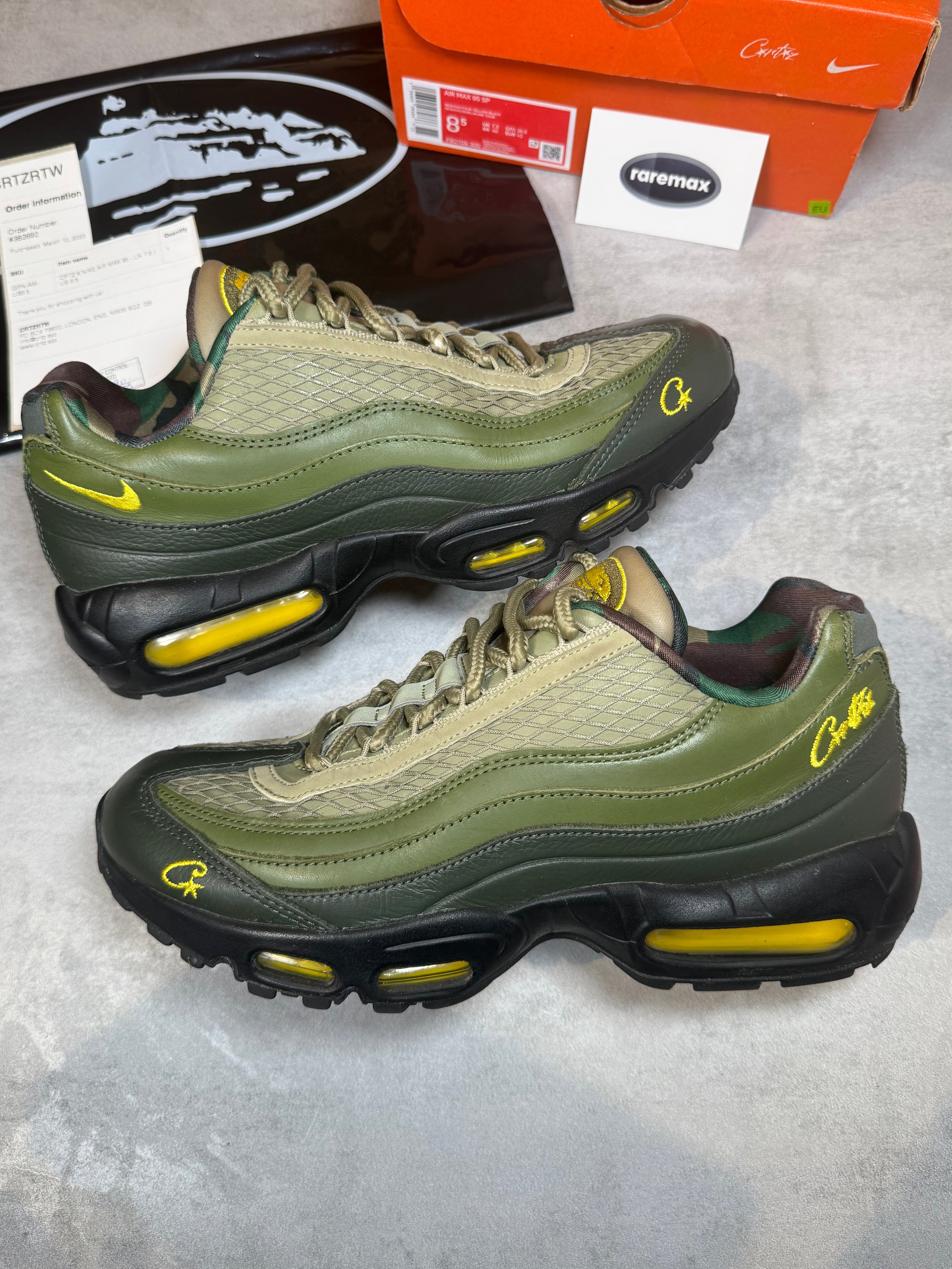 Nike Air Max 95 Corteiz Gutta Green UK 7.5