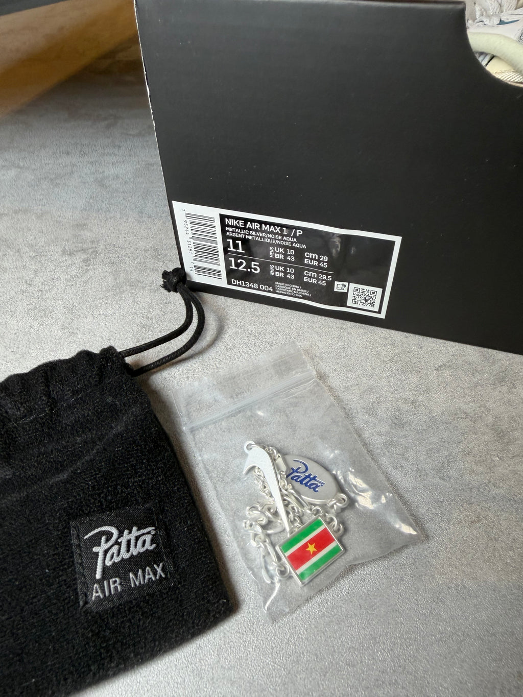 Air Max 1 Patta Waves Aqua UK 10