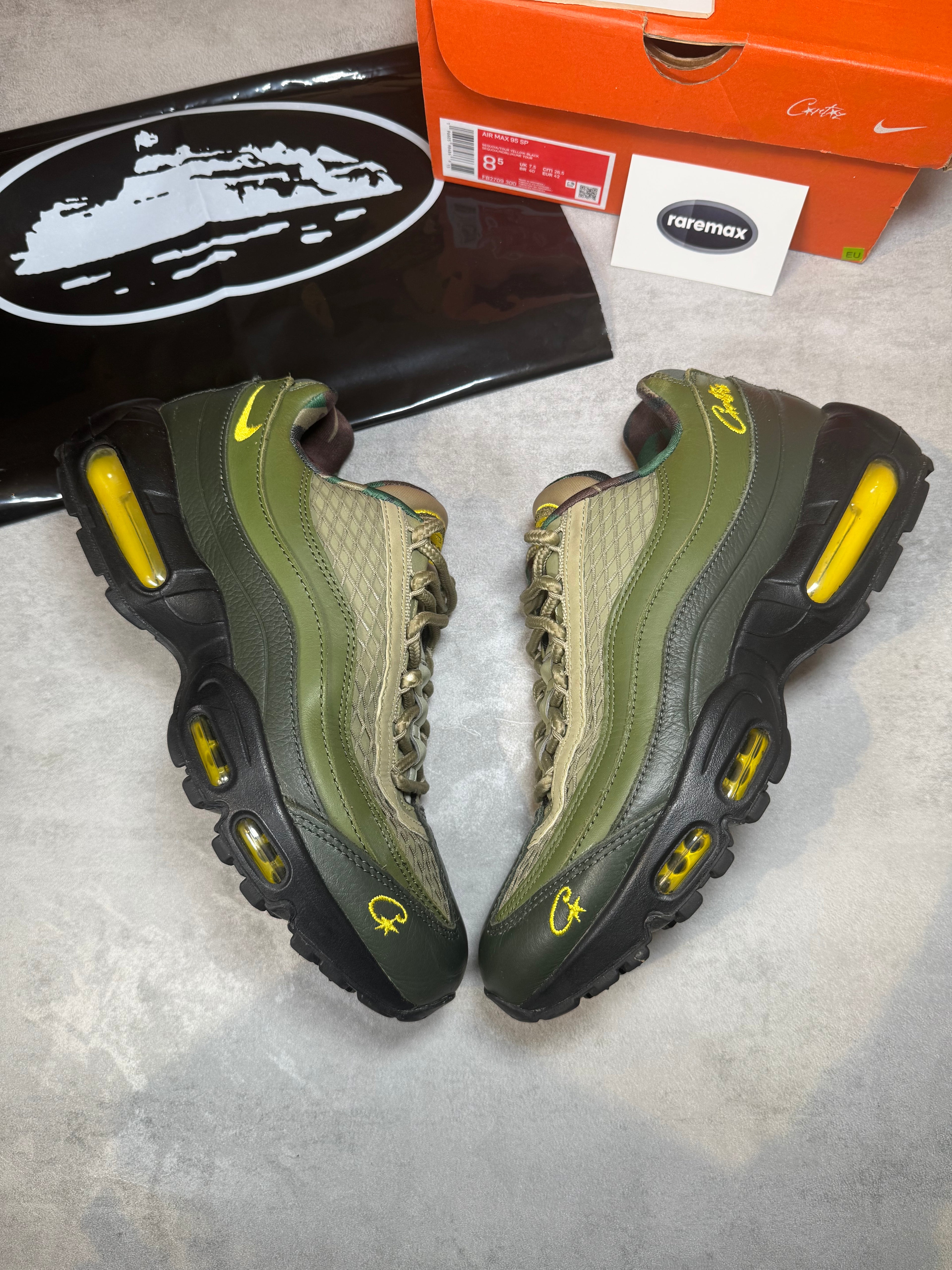 Nike Air Max 95 Corteiz Gutta Green UK 7.5