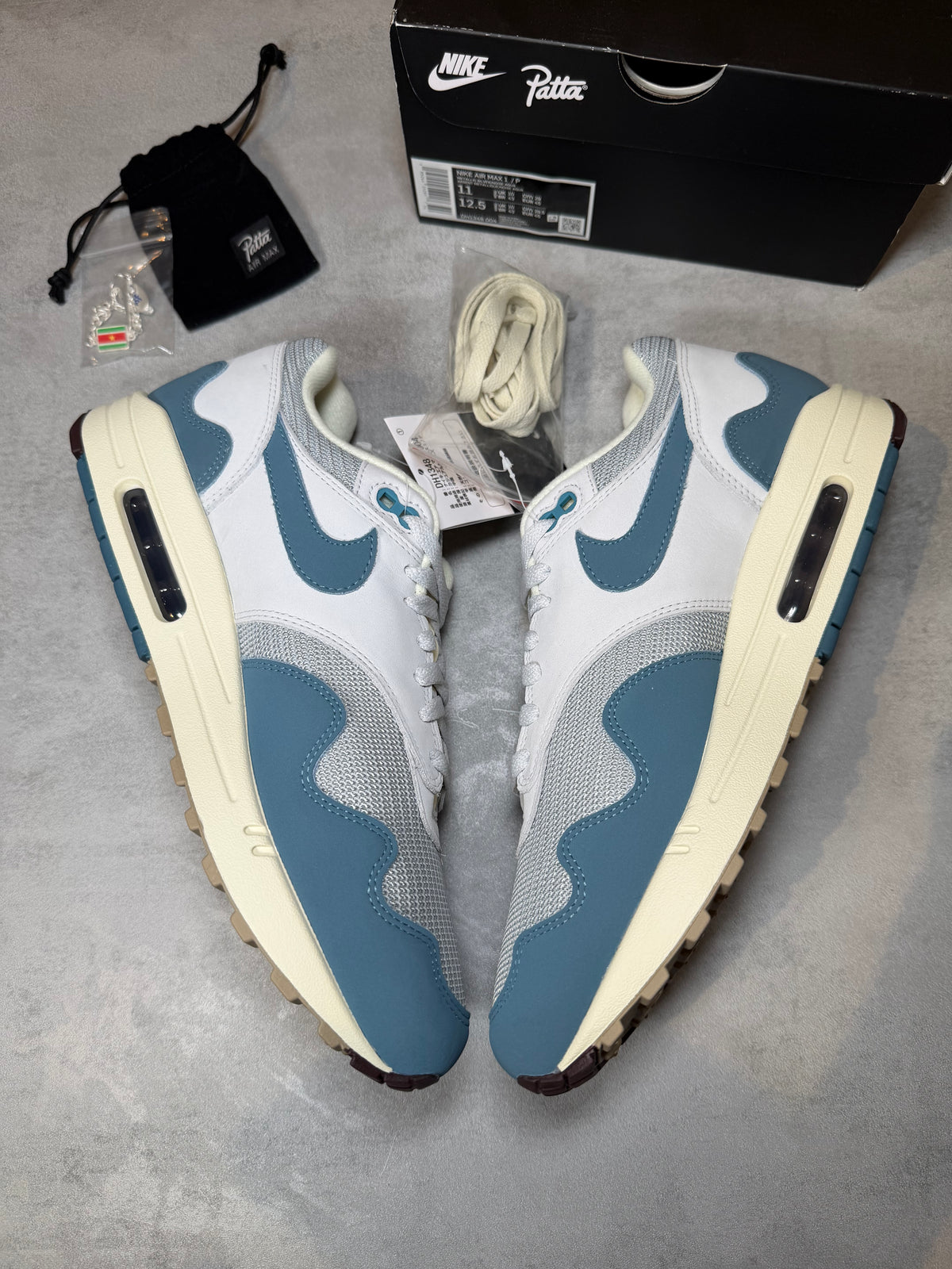 Air Max 1 Patta Waves Aqua UK 10