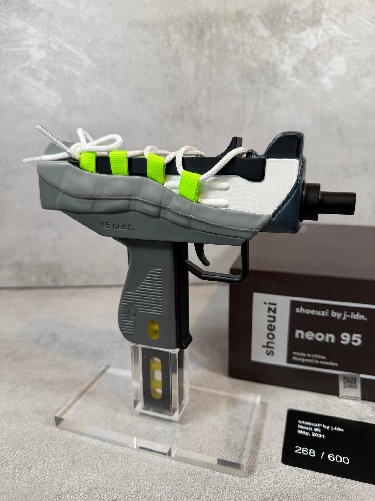 Neon 95 Shoeuzi Sculpture