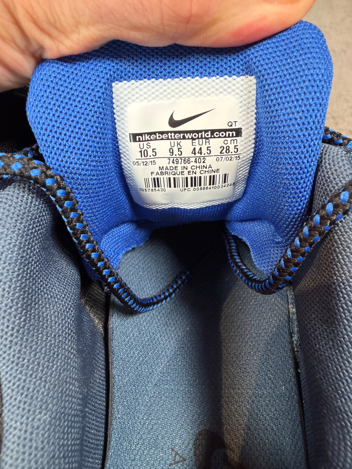 Air Max 95 Battle Blue 2015 UK 9.5