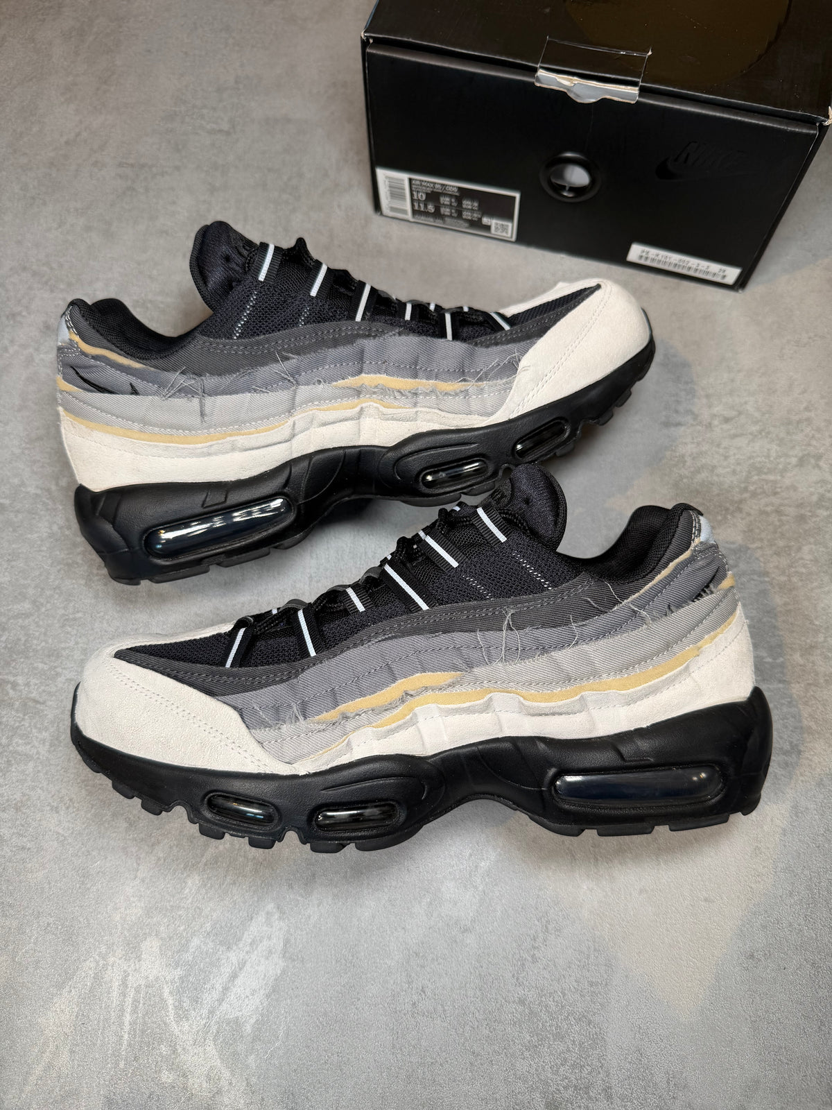 Air Max 95 CDG Black Grey UK 9