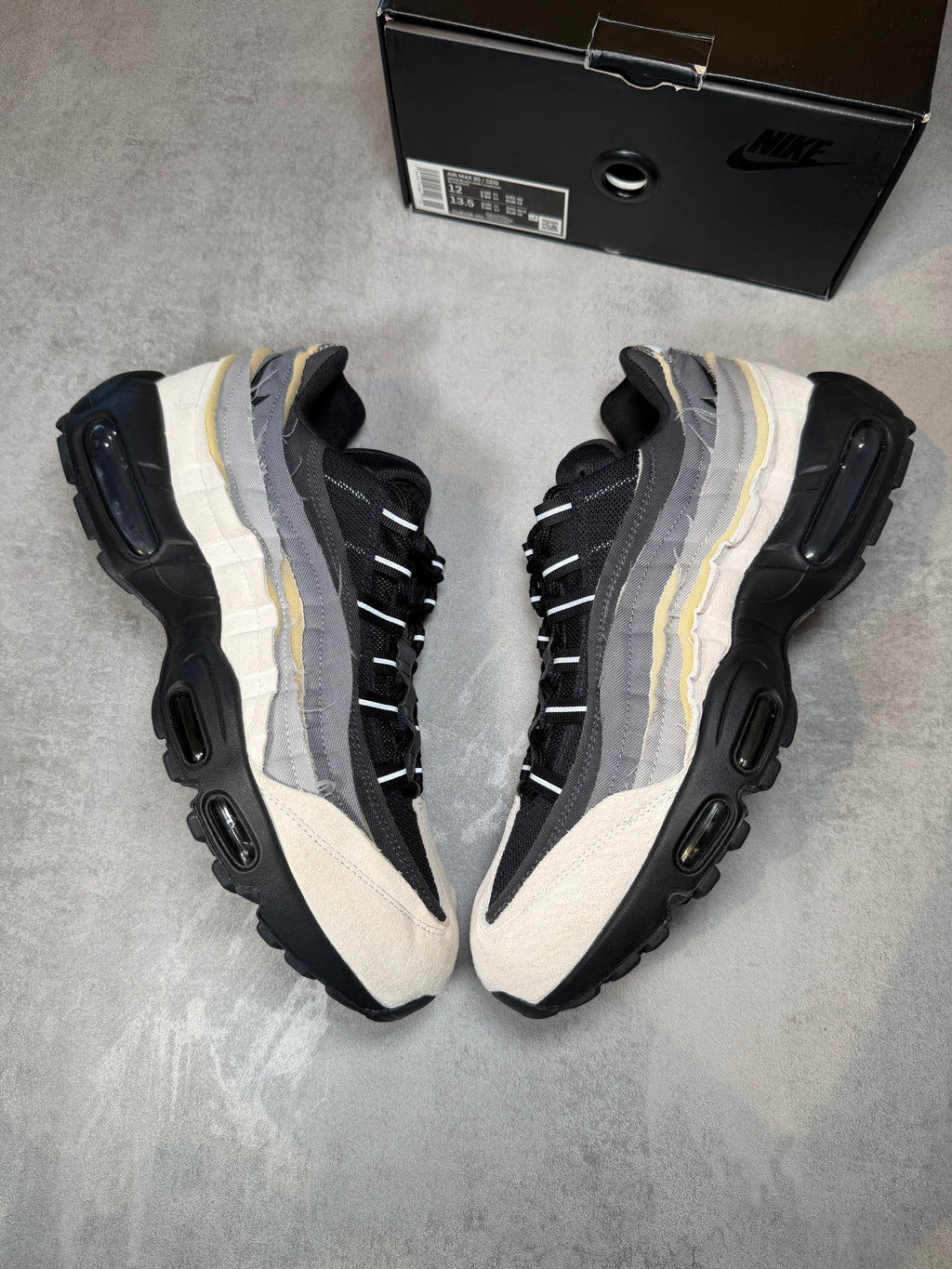 Air Max 95 CDG Black Grey UK 11