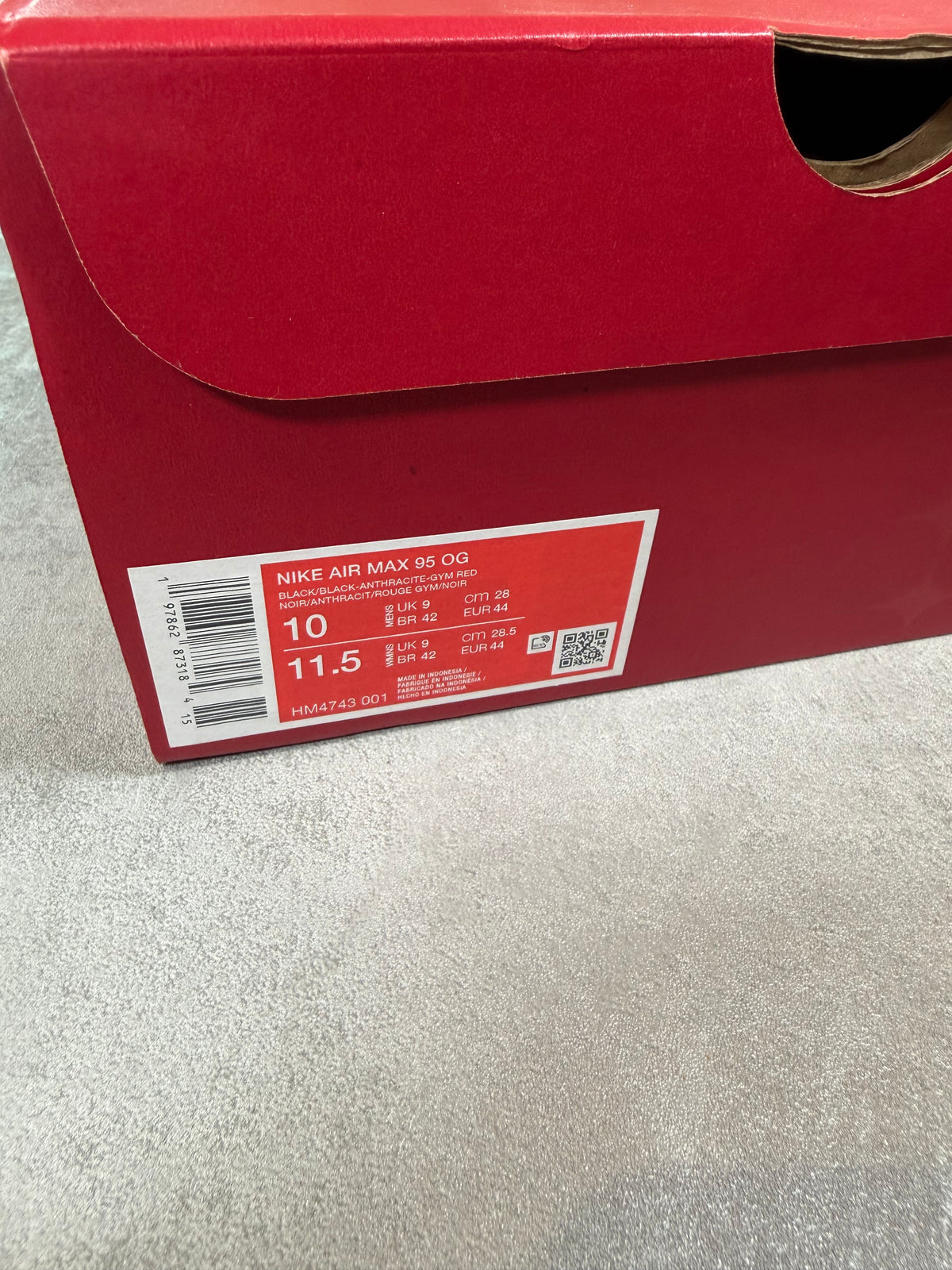 Air Max 95 Levi’s Black UK 9