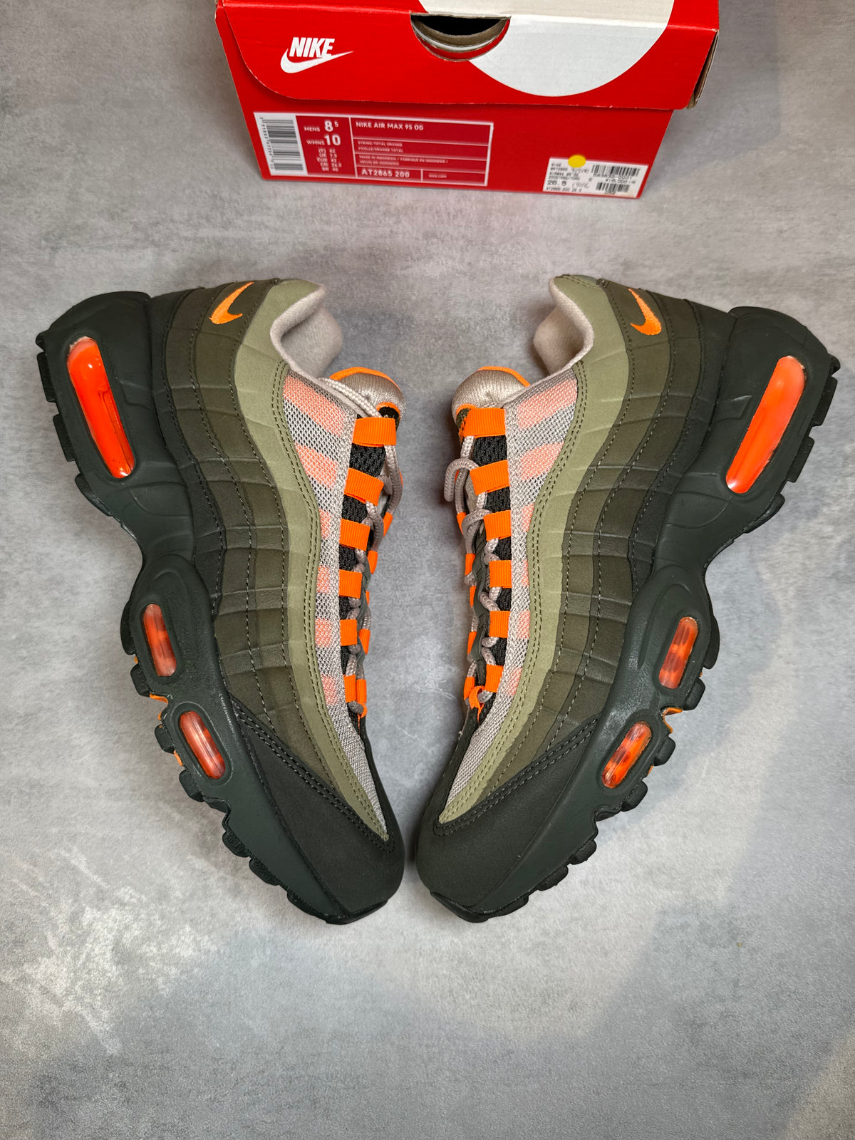Air Max 95 Total Orange Neutral Olive UK 7.5