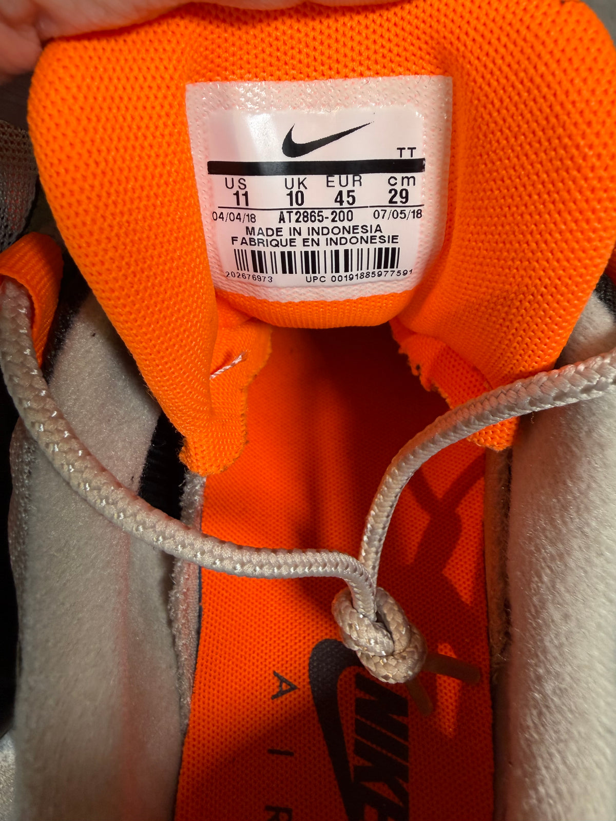 Air Max 95 Neutral Olive Total Orange UK 10