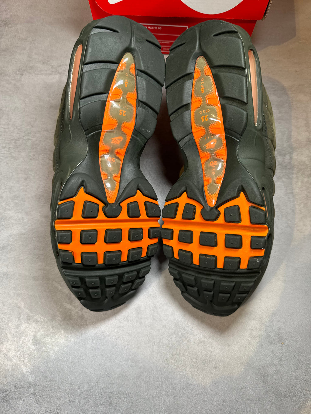 Air Max 95 Total Orange Neutral Olive UK 7.5