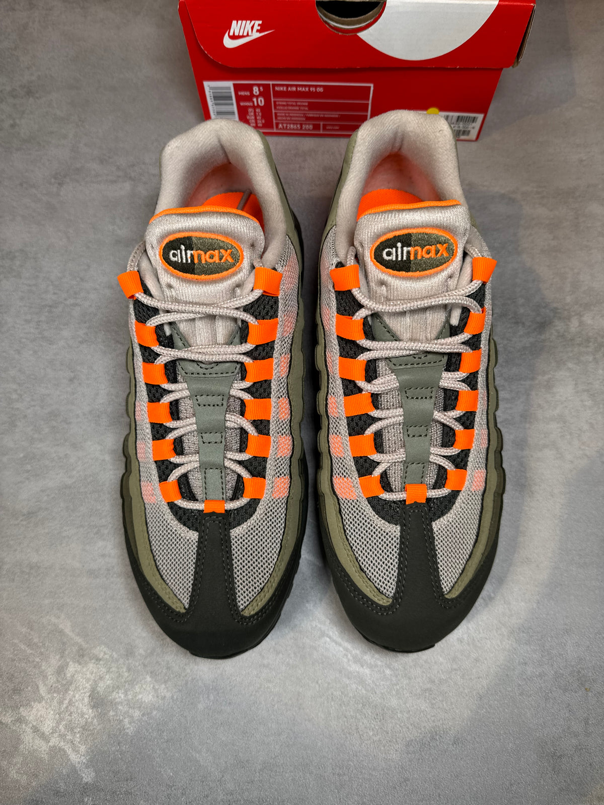 Air Max 95 Total Orange Neutral Olive UK 7.5