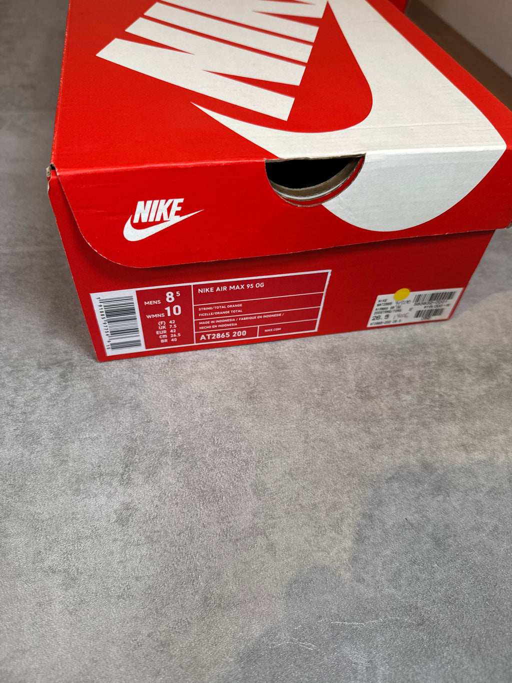 Air Max 95 Total Orange Neutral Olive UK 7.5