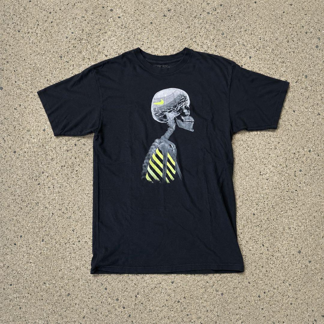 Rare 2007 Nike Neon Skull T-shirt